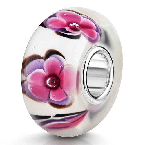 Materia fiori vetro bead - fiori,