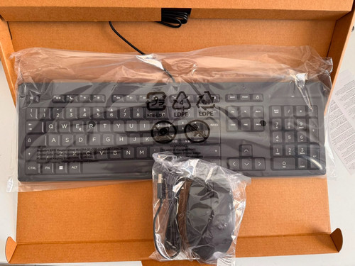 Tastiera mouse 125 wired - hp,