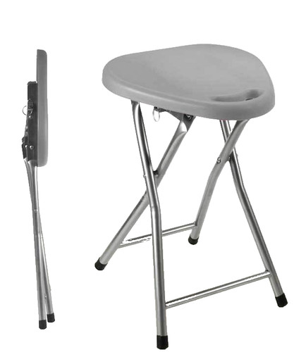Sgabello pieghevole metallo - sgabello,