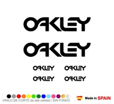 6 Pegatinas Vinilo OAKLEY
