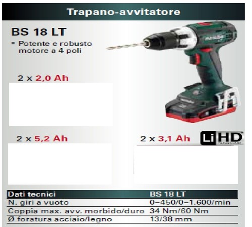 Metabo trapano avvitatore - metabo,