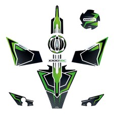 Kit Adesivi 3d Grafiche moto compatibili Kawasaki Ninja 1000 SX 2024 Completo