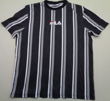 T-shirt Fila uomo media nera a