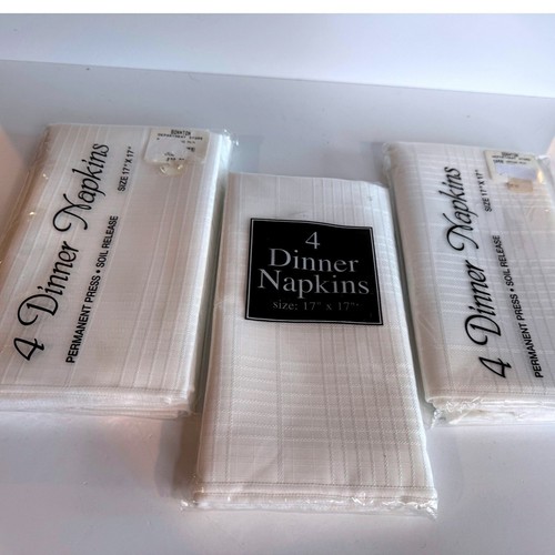 Set tovaglioli bianchi - 12,