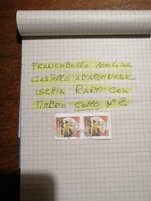 N 2 Francobolli 100 Lire Castello Aragonese Ischia Timbrato Como Rarissimo. 