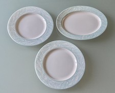 3 Piattini Piccoli 2+1 Eschenbach -Bone China”Modello Josephine Paradise Relief.