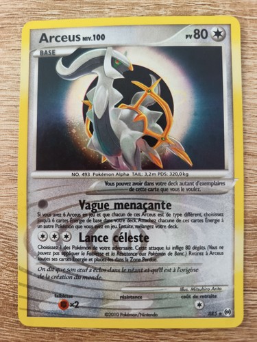 Carte pokémon arceus ar5 - ar5, holo