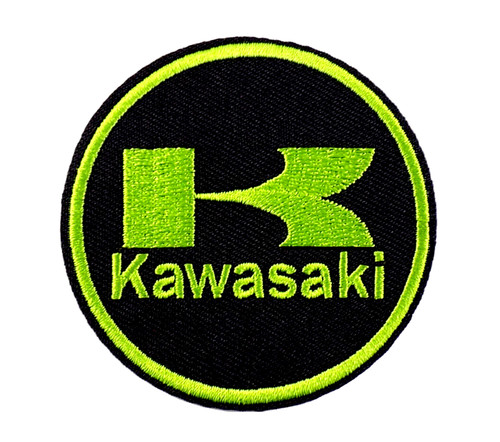 Kawasaki embroidered patch - kawasaki,