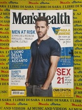 Rivista MEN'S HEALTH marzo 2016 RYAN REYNOLDS, ASTRID, STEFANO MANISCALCO (AM1)