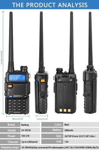 Baofeng walkie talkie uv5r - baofeng,