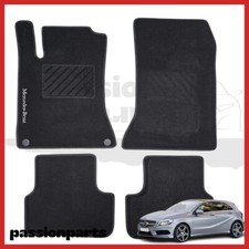 TAPPETI MERCEDES CLASSE A W176 DAL 2012 IN MOQUETTE CON RICAMO E 2 FISSAGGI 4PZ