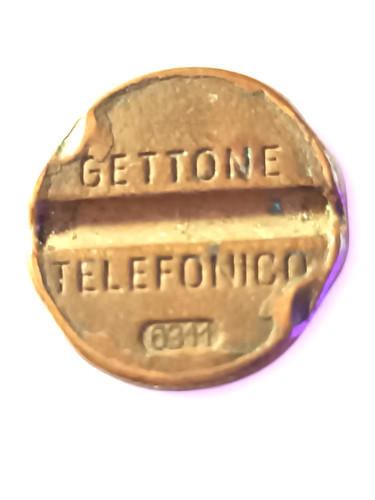 Gettone telefonico logo - telefonico, no