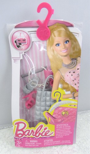 Barbie rosa argento pacchetto