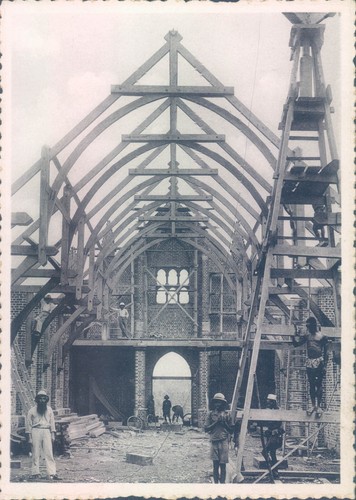 Edificio chiesa belga congo - edificio,
