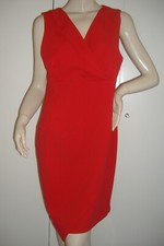 VESTITO ABITO TUBINO ROSSO ROBERTA RANIERI TAGLIA 48 LEGGI LE MISURE