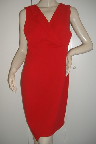 Vestito abito tubino rosso - vestito,