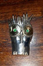 Pendente Con Smeraldi- Design-Modernist Argento Firmato