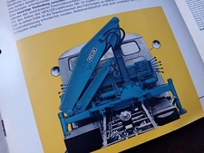 GRU IDRAULICHE AUTOCARRI MEILLER KIPPER CRANE brochure OPUSCOLO PROSPEKT TRUCKS