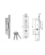 SERRATURA AD INFILARE YALE PER