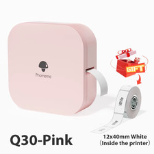 Stampante Termica per Etichette Bluetooth Phomemo Q30, Creatore Di Adesivi Tasca