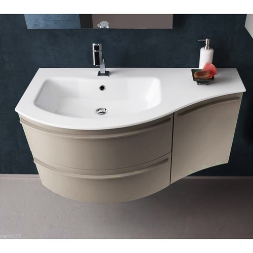 Mobile bagno curvo 106 - mobile, con