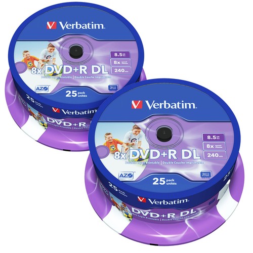 Dvd dual layer verbatim - 50,