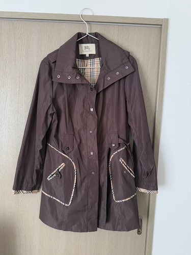 Burberry trench coat marrone - coat, l