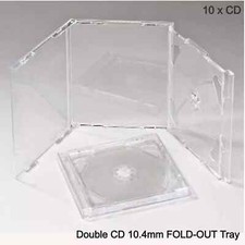 10 custodie doppio CD Jewel