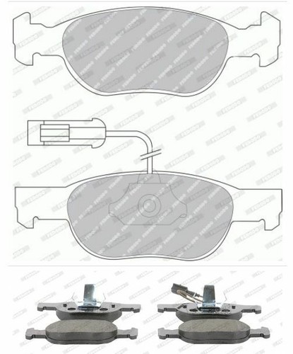 Kit pastiglie freni - 4, fiat