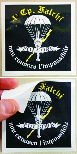Adesivo compagnia falchi - adesivo,