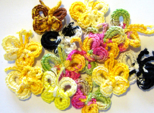 Lotto farfalline colorate - lotto,