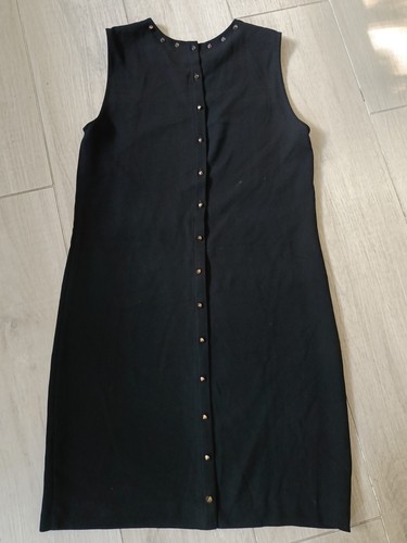Abito nero con borchie - abito,
