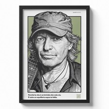Poster VASCO ROSSI con QR Code