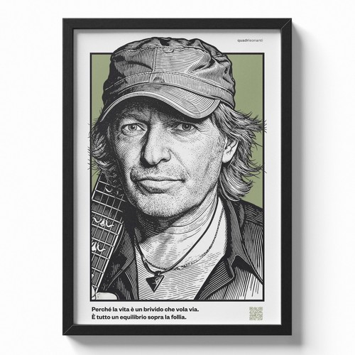 Poster vasco rossi con - rossi,