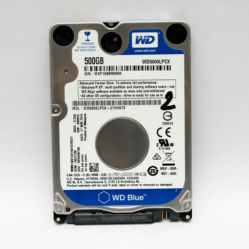 Wd5000lpcx 24vhat0 500gb - wd5000lpcx-24vhat0,