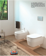 Coppia di sanitari wc e bidet