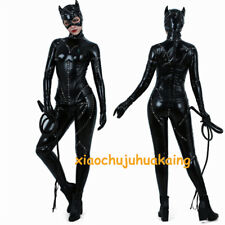 Body donna gatto nero tuta gatto costume cosplay Halloween con corsetto