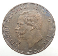 10 Centesimi 1867 Bruxelles  Regno d'Italia Vittorio Emanuele II
