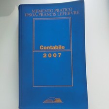 Libro MEMENTO PRATICO CONTABILE Ipsoa-Francis Lefebvre 2007