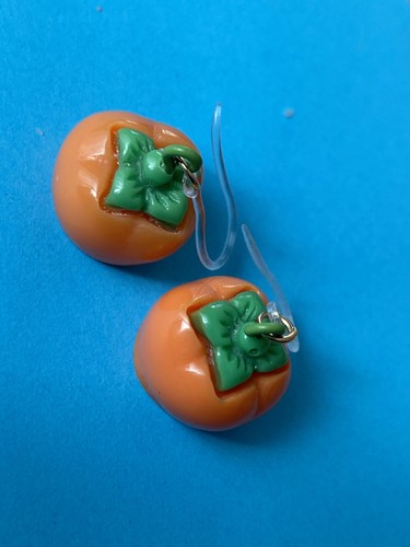 Orecchini frutta cachi - ,