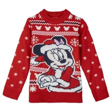 Maglione Natale Minnie ROSSO -