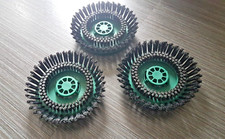 TRIS SPAZZOLE SETOLE LUNGHE LUCIDATRICE FOLLETTO PULILUX PL 510 511 512 ORIGINAL