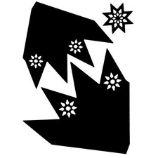 3 fustelle in acciaio  stelle