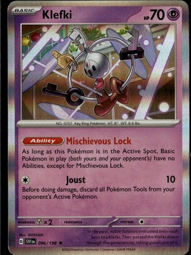 Klefki rara sv01 scarlatto - klefki,