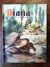 DIANA 1953  Agosto N. 15 - 16 Rivista Caccia Vintage + RARA Leggere descrizione 