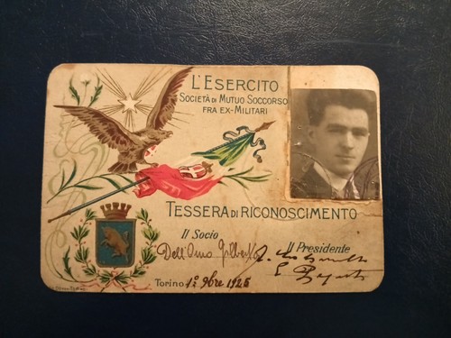 Tessera società mutuo - di,