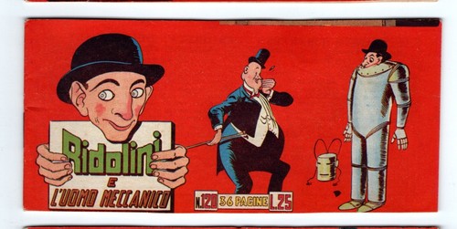 Fumetto striscia ridolini - a,