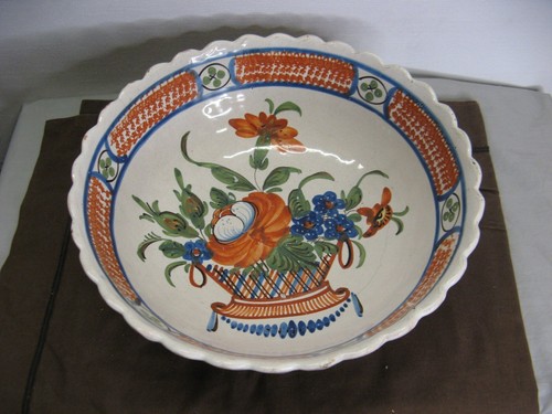 Ancien saladier godroné - , en