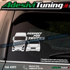 Adesivo Respect for Trucks