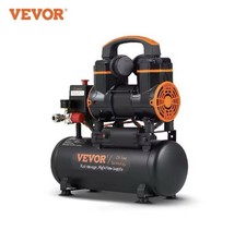 Compressore Aria VEVOR 8L Portatile 900W Senza Olio Silenzioso 70dB ad Aerografo